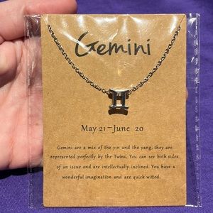 Gemini Zodiac Sign Necklace